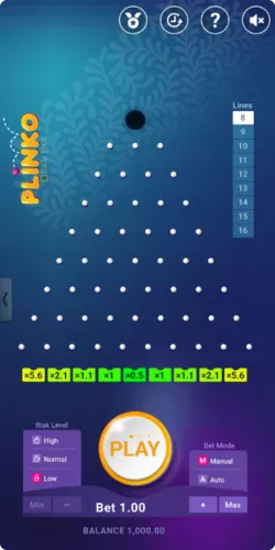 Plinko-Linien
