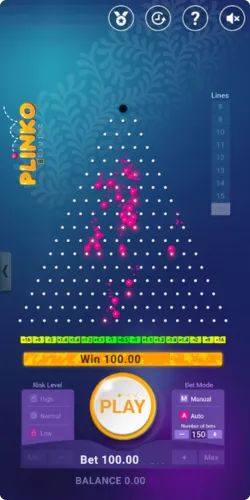 Plinko gewinnt